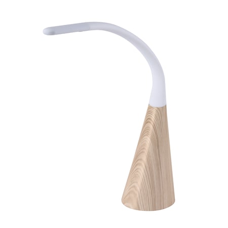 Bostitch Flexible Desk Lamp, Wood Grain VLED1701-W
